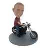 Picture of Custom Bobblehead Doll: Man On Motorcycle