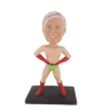 Picture of Custom Bobblehead Doll: Muscle Man With Hands On Waist