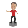Picture of Custom Bobblehead Doll: Man In Red Excercising
