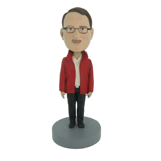 Picture of Custom Bobblehead Doll: Man In Red Jacket