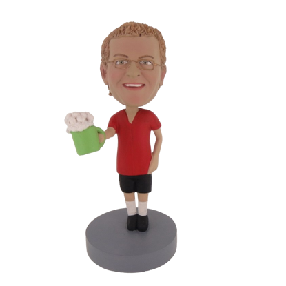 Picture of Custom Bobblehead Doll: Man With A Cup Of Beer