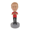 Picture of Custom Bobblehead Doll: Man With Hands In Heart Shape