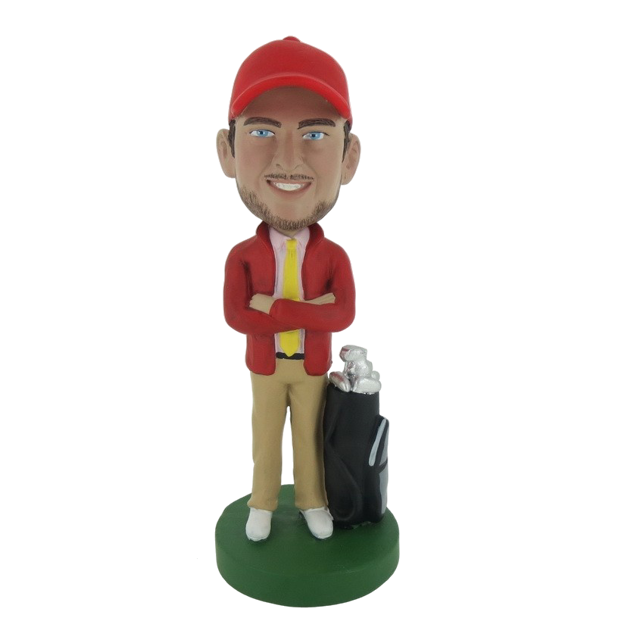 Picture of Custom Bobblehead Doll: Standing Golfer Man
