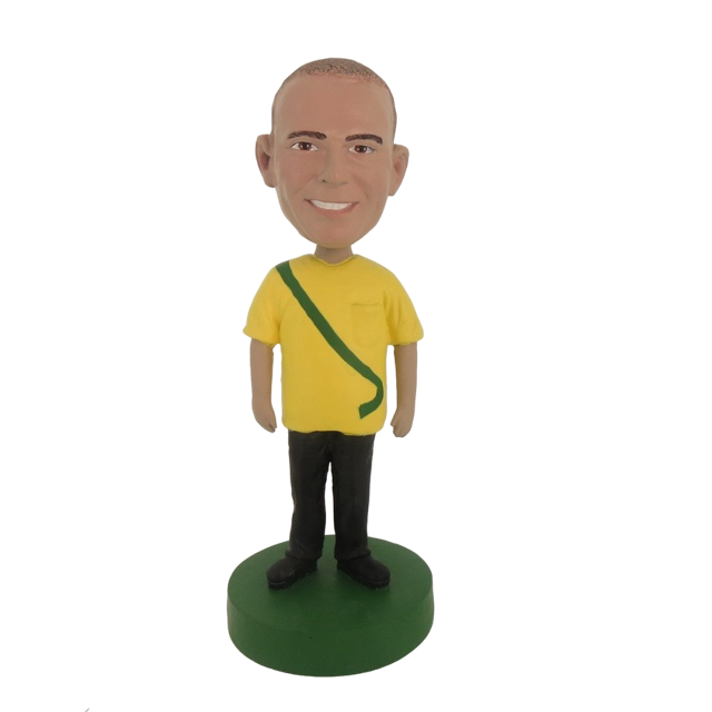 Picture of Custom Bobblehead Doll: Man In Yellow TShirt