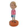 Picture of Custom Bobblehead Doll: Pink Suit Woman