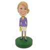 Picture of Custom Bobblehead Doll: Purple Suit Girl
