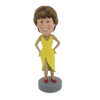 Picture of Custom Bobblehead Doll: Yellow Dress Woman