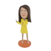 Picture of Custom Bobblehead Doll: Woman with Yellow Dress