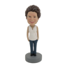 Picture of Custom Bobblehead Doll: White Clothes Mother