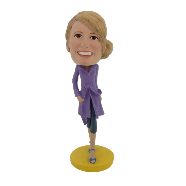 Picture of Custom Bobblehead Doll: Windbreaker Woman