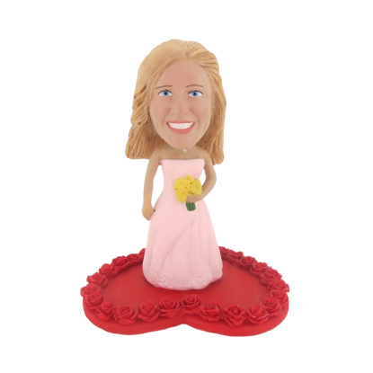 Picture of Custom Bobblehead Doll: Rose Wedding Woman