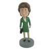 Picture of Custom Bobblehead Doll: Green Dress Woman