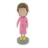 Picture of Custom Bobblehead Doll: Pink Bathrobe Woman