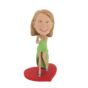 Picture of Custom Bobblehead Doll: Drinking Woman