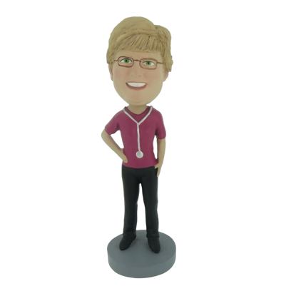 Picture of Custom Bobblehead Doll: Female Doctor