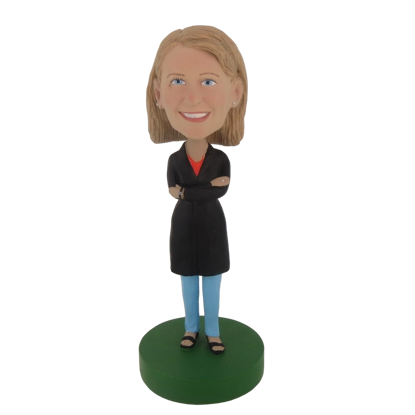 Picture of Custom Bobblehead Doll: Black Clothes Girl