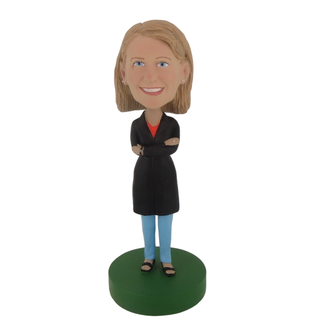 Picture of Custom Bobblehead Doll: Black Clothes Girl