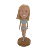 Picture of Custom Bobblehead Doll: Blue Bikini Woman