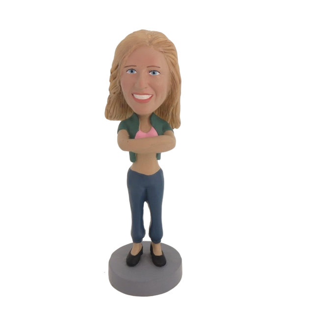 Picture of Custom Bobblehead Doll: Cardigan Girl