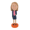 Picture of Custom Bobblehead Doll: Dark Blue Jacket Girl