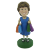 Picture of Custom Bobblehead Doll: Shopping Woman