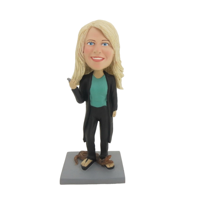 Picture of Custom Bobblehead Doll: Woman and Snake