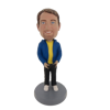 Picture of Custom Bobblehead Doll: Casual Man Playing Game