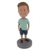 Picture of Custom Bobblehead Doll: Casual Man With Nice Smiles