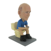 Picture of Custom Bobblehead Doll: Male Sitting On The Toilet