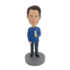 Picture of Custom Bobblehead Doll: Man Holding Some Drink