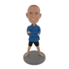 Picture of Custom Bobblehead Doll: Man In Blue Excercising