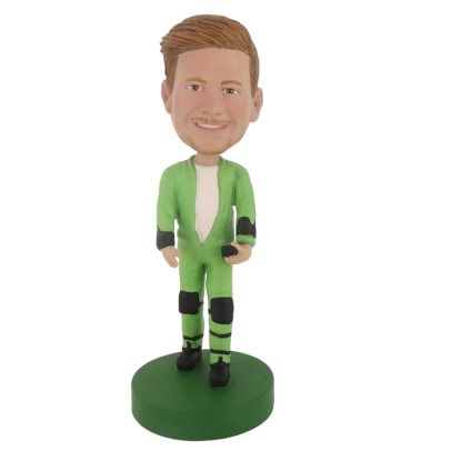 Picture of Custom Bobblehead Doll: Man In Cool Green Jacket