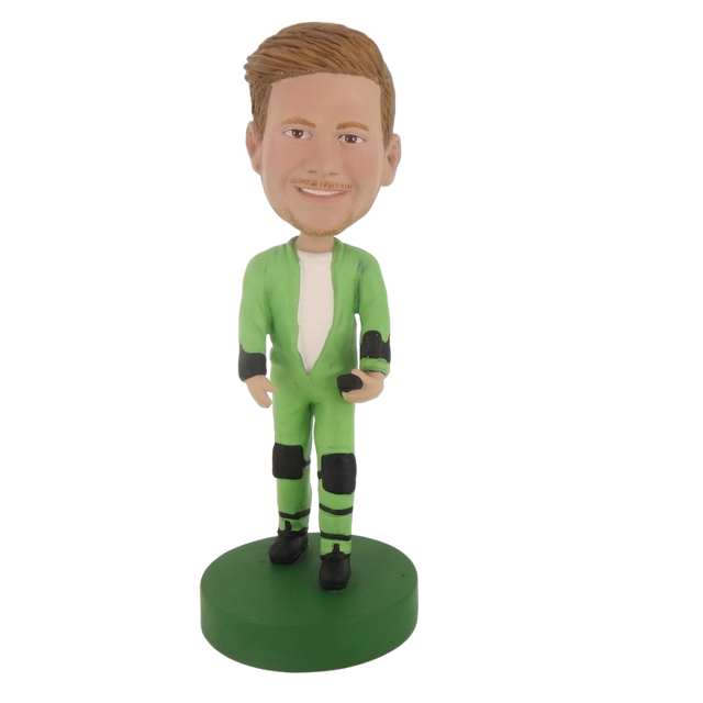 Picture of Custom Bobblehead Doll: Man In Cool Green Jacket