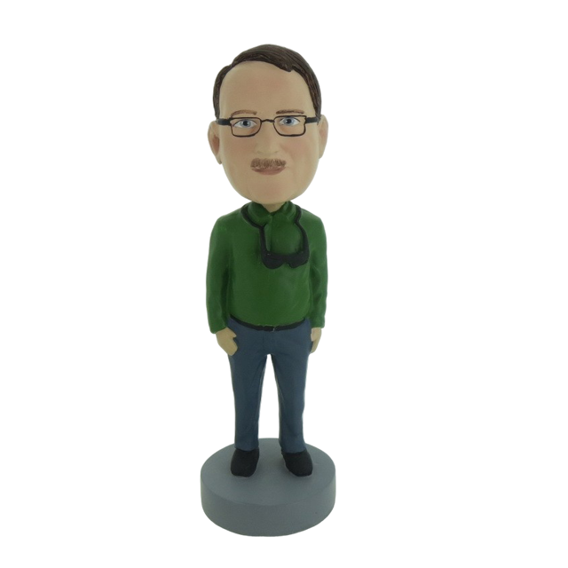 Picture of Custom Bobblehead Doll: Man In Darkgreen