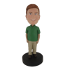 Picture of Custom Bobblehead Doll: Man In Green And Beige
