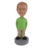 Picture of Custom Bobblehead Doll: Man In Green With Big Shoe