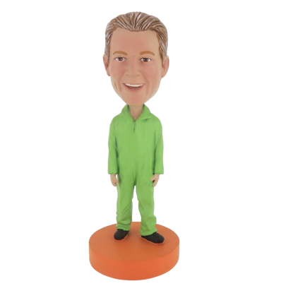 Picture of Custom Bobblehead Doll: Man In Pure Green