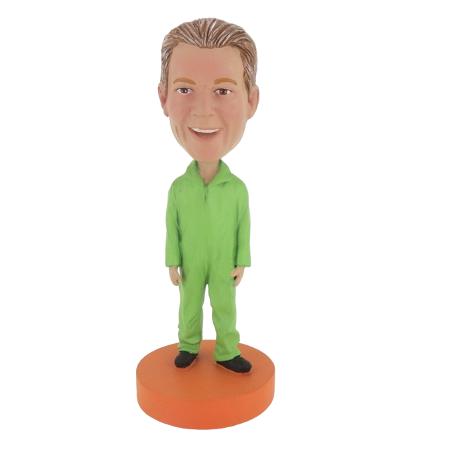 Picture of Custom Bobblehead Doll: Man In Pure Green