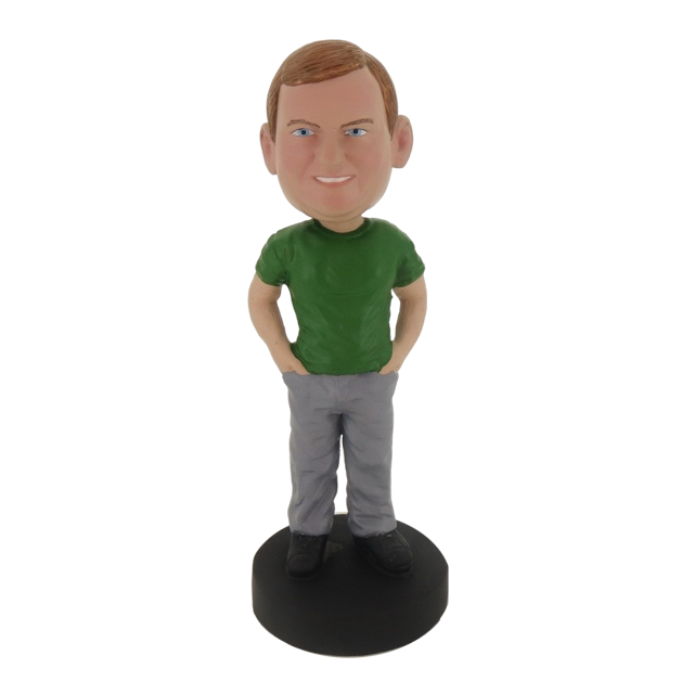 Picture of Custom Bobblehead Doll: Fat Boy Feeling Good