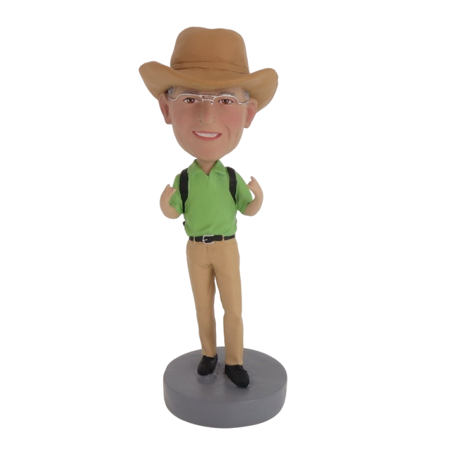 Picture of Custom Bobblehead Doll: Cowboy In Brown Hat