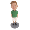 Picture of Custom Bobblehead Doll: Casual Man Ready To Go