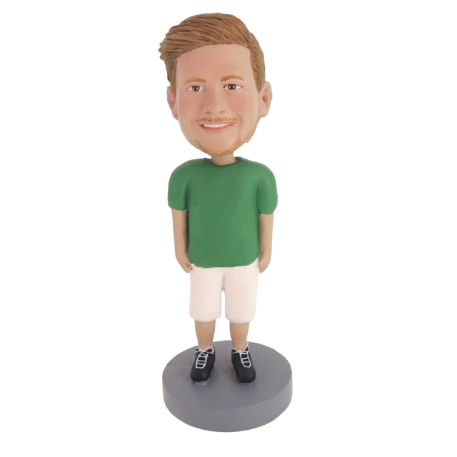 Picture of Custom Bobblehead Doll: Casual Man Ready To Go