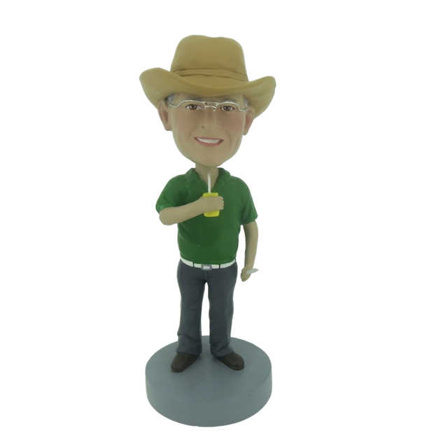Picture of Custom Bobblehead Doll: Casual Man in Green