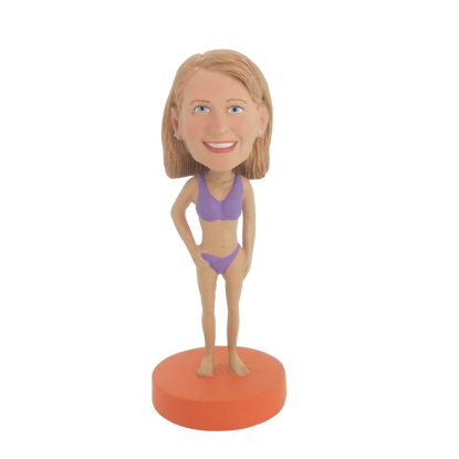 Picture of Custom Bobblehead Doll: Pink Bikini Woman
