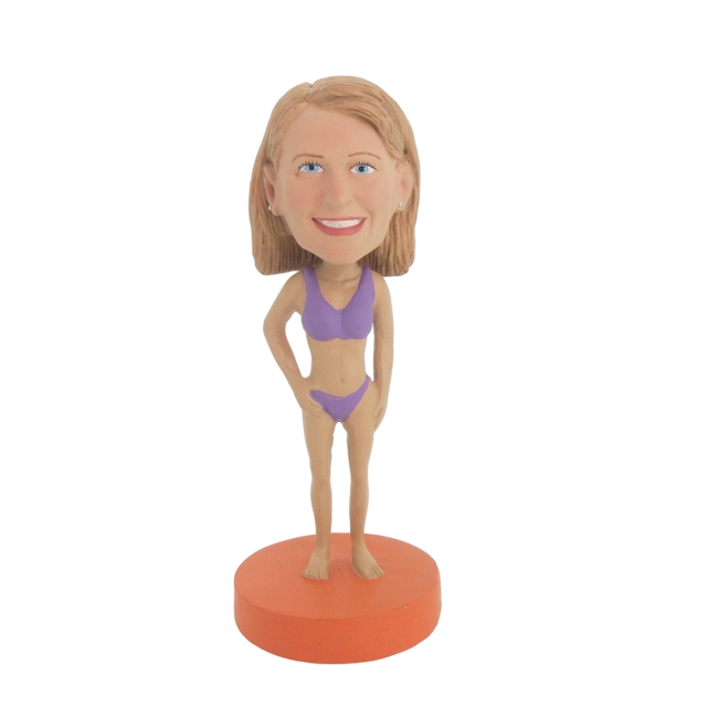 Picture of Custom Bobblehead Doll: Pink Bikini Woman