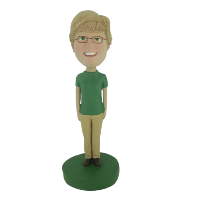 Picture of Custom Bobblehead Doll: Green Sleeves Woman
