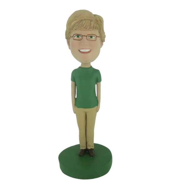 Picture of Custom Bobblehead Doll: Green Sleeves Woman