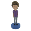 Picture of Custom Bobblehead Doll: Purple Suit Woman