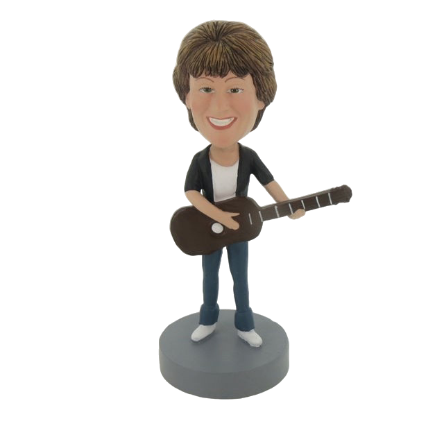 Picture of Custom Bobblehead Doll: Guitar Woman