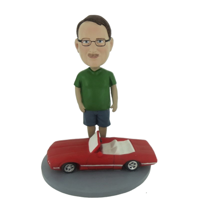 Picture of Custom Bobblehead Doll: Man With Sports Car